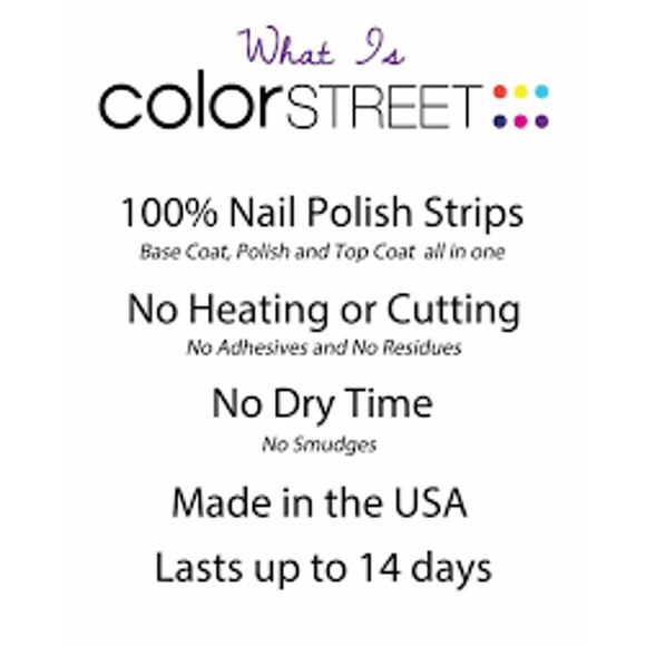 3 for $30 NWT Retired Color Street "The Right Angle" Nail Polish Strips - Picture 6 of 13